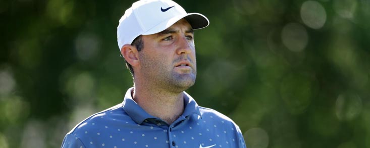 Scottie Scheffler a tiro para su primer título, un domingo con 8 golpes de ventaja