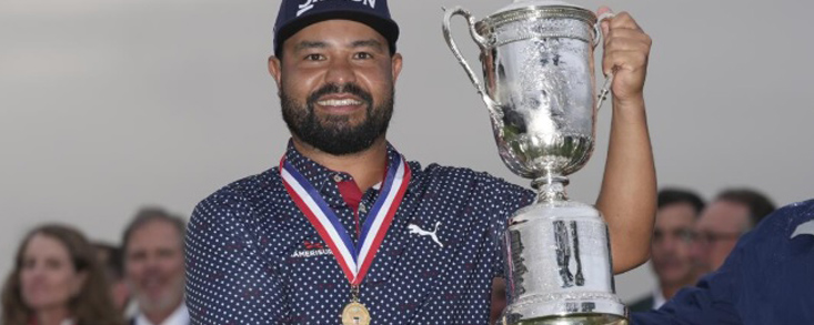 JJ Spaun destroza todos los pronósticos y se corona campeón del Us Open