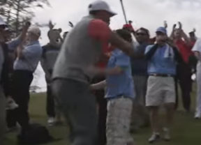 Taylor Crozier, un niño de 11 años, sorprendió al mismísimo Tiger Woods con un "Hoyo en 1"