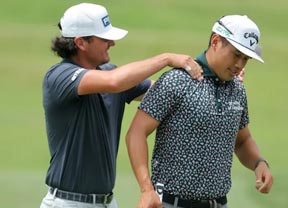 Salinda y Velo se mantienen líderes tras los Foursomes con y McIlroy y Lowry en la lucha